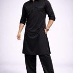 Black Pathani Suit for Men
